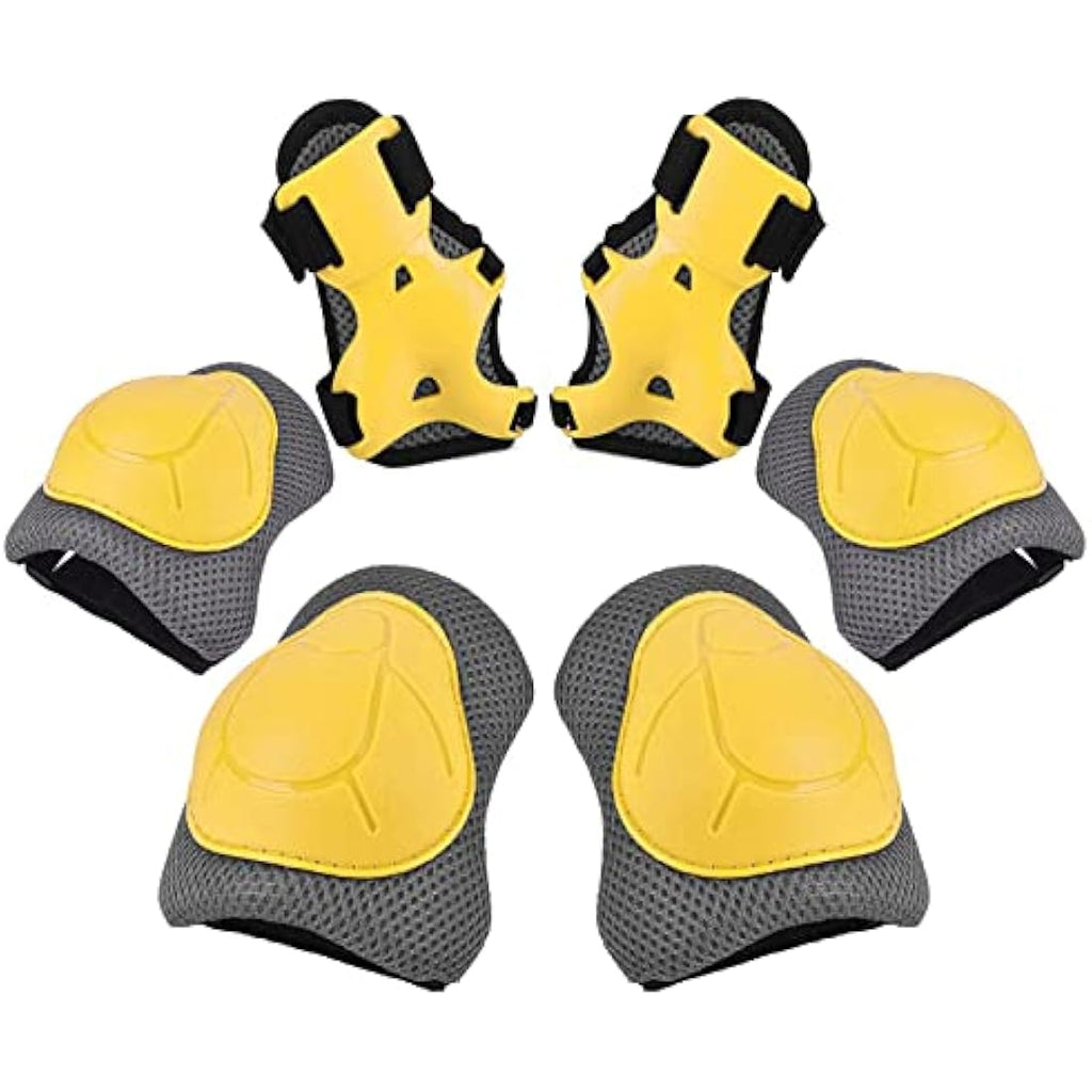 RUNDONG Kids Protective Gear Set – 3-in-1 Knee, Elbow & Wrist Pads