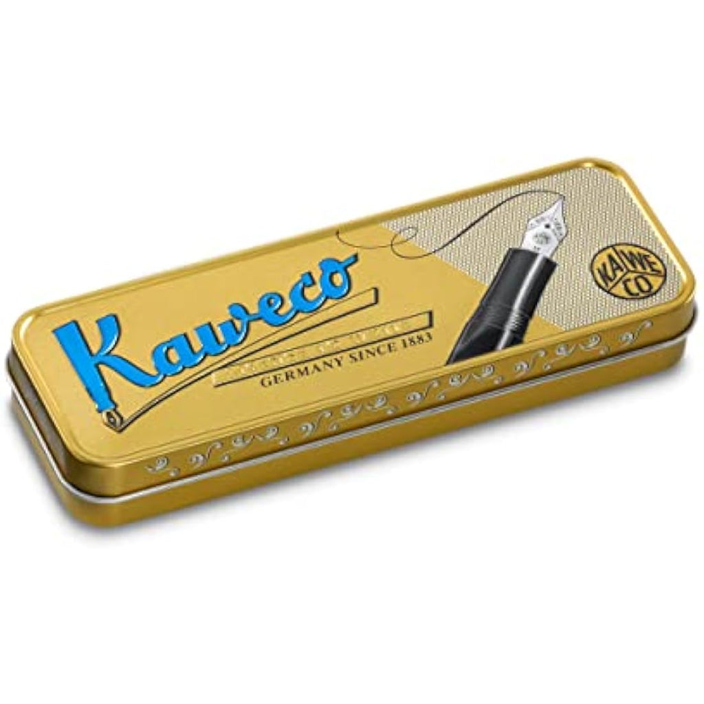 Kaweco DIA2 Fountain Pen – Premium Black Resin with Chrome Trim, Nib B