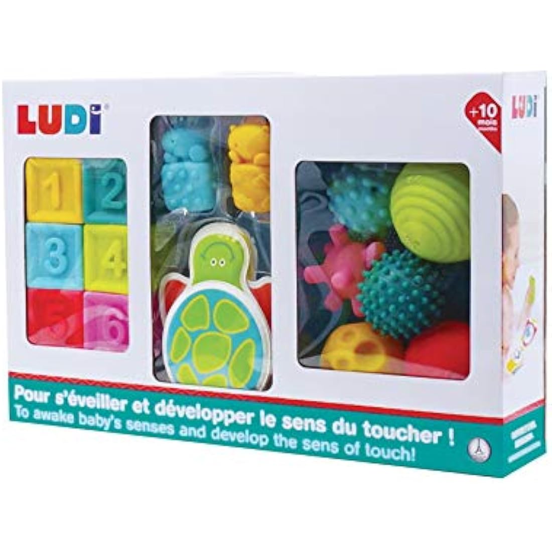 LUDI Spring Learning Box – Baby and Toddler Playpen for Motor Skills