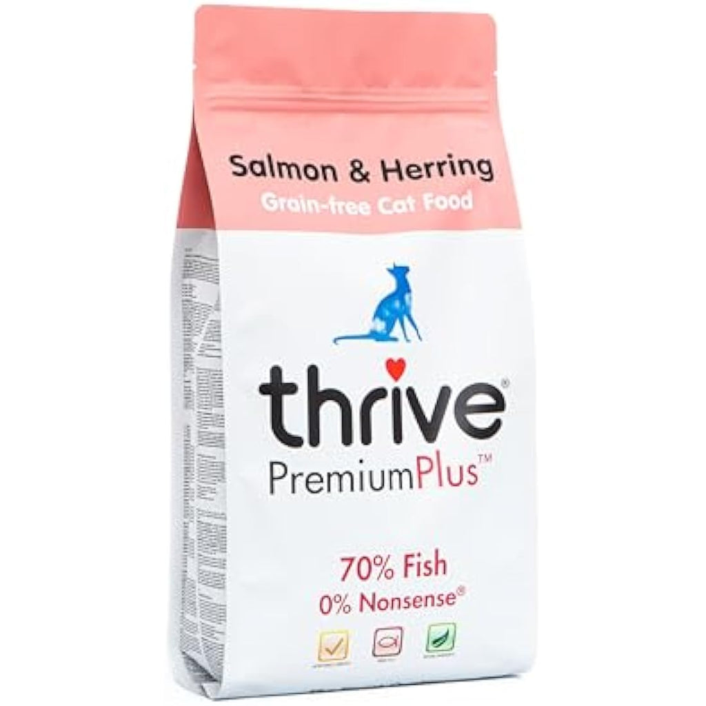 Thrive PremiumPlus Grain-Free Cat Food – Salmon & Herring – 1.5kg