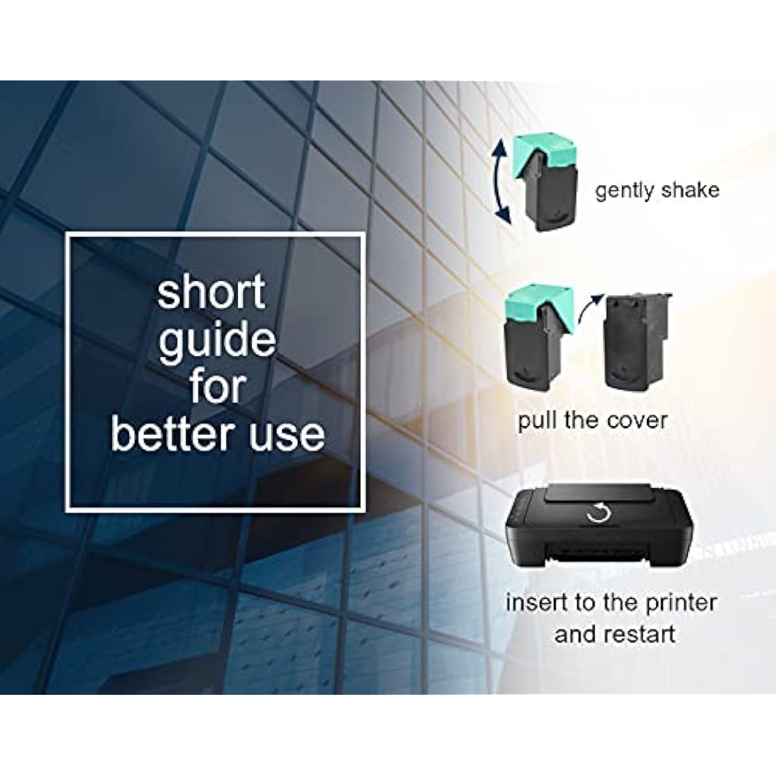PG-40 Black Ink Cartridges for Canon Pixma - 2 Pack