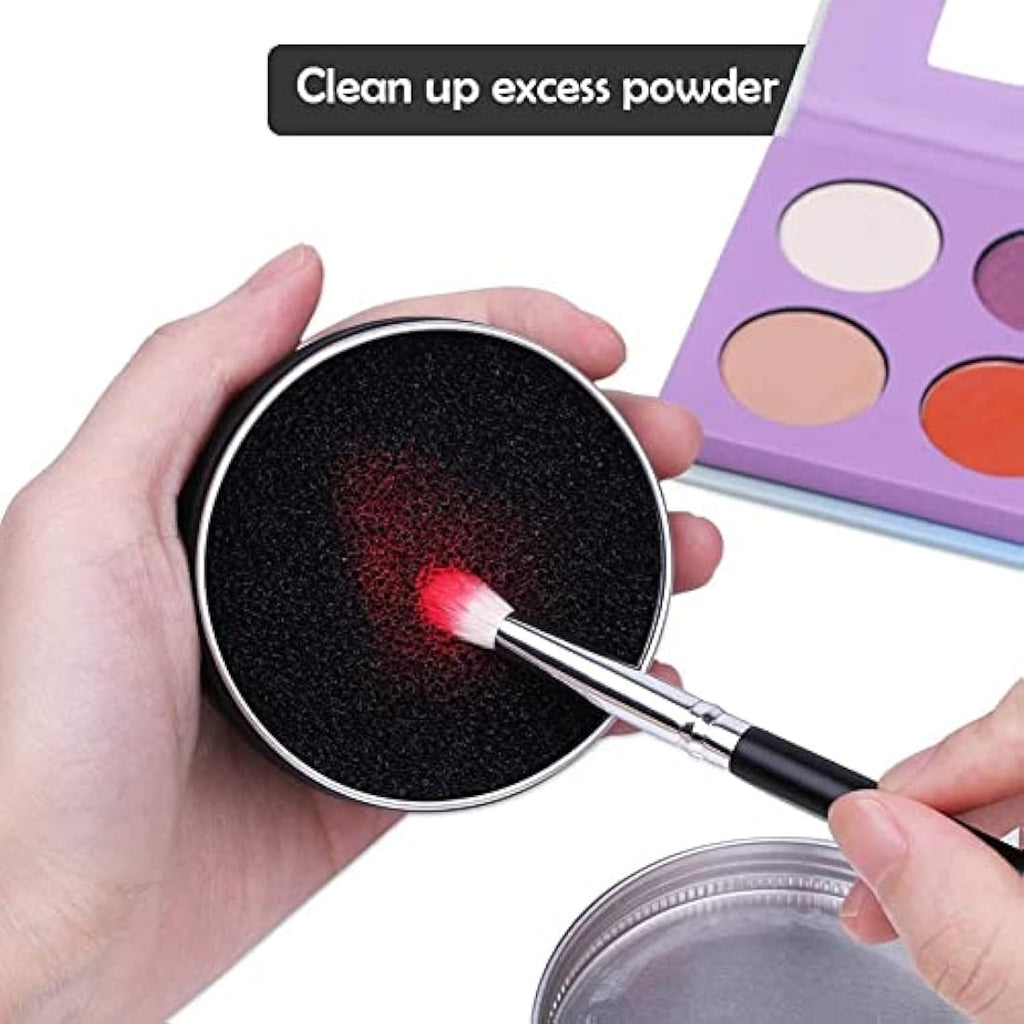 DUcare Makeup Brush Cleaner Set | Solid Soap & Color Removal Sponge
