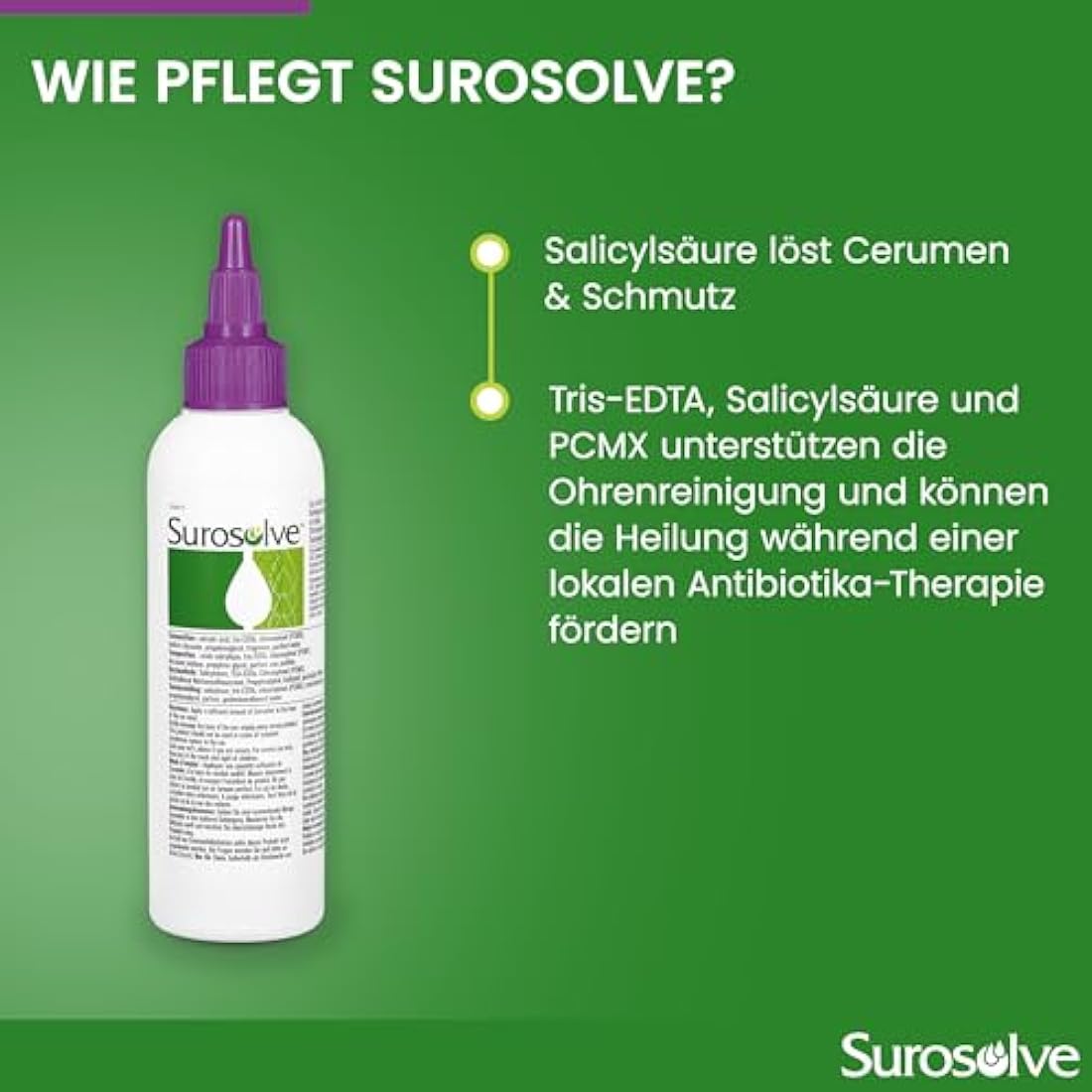 Fidavet Surosolve Ear Cleaner for Dogs and Cats - 125ml Pet Hygiene