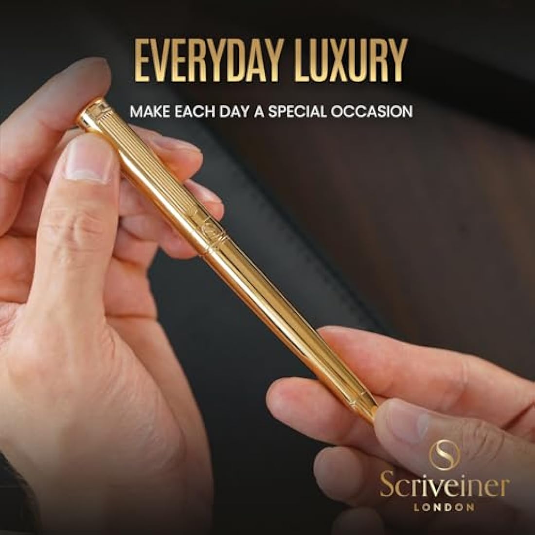 Gold Ballpoint Pen – Luxury Executive Schmidt Refill