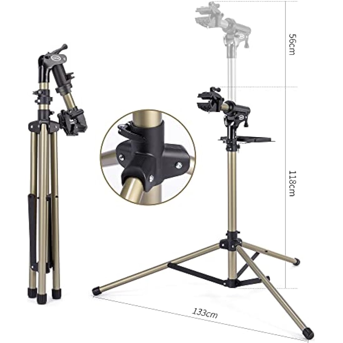 CXWXC Heavy Duty E-Bike Repair Stand | 360° Rotating 40kg Load