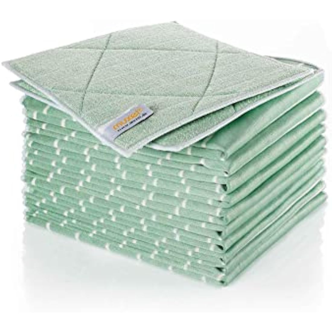 Bamboo Cleaning Cloths – 12 Pack Antibacterial & Streak-Free