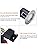 Allesgute Fire Rated LED Downlights | Brushed Chrome Recessed Spotlights - 4 Pack
