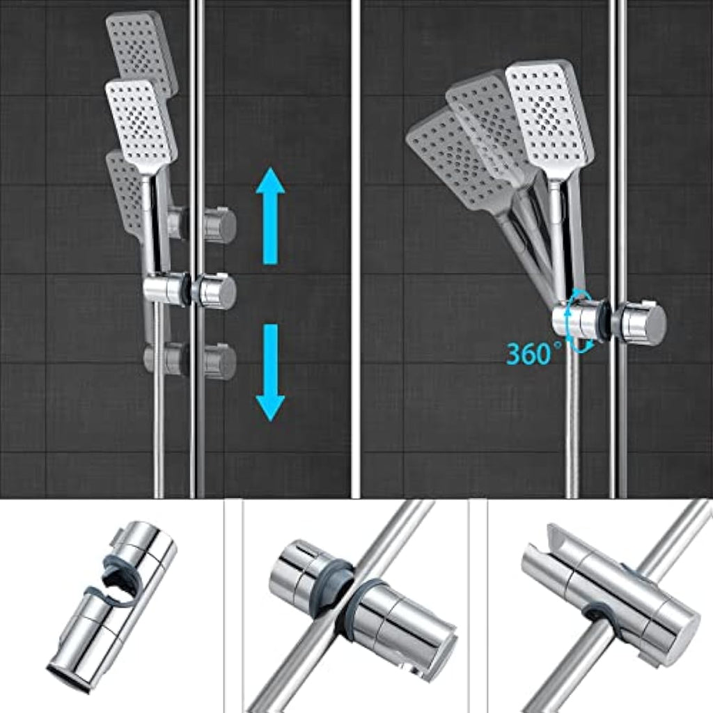 BBLIKE Universal Shower Head Holder | 18-25mm Adjustable ABS Bracket