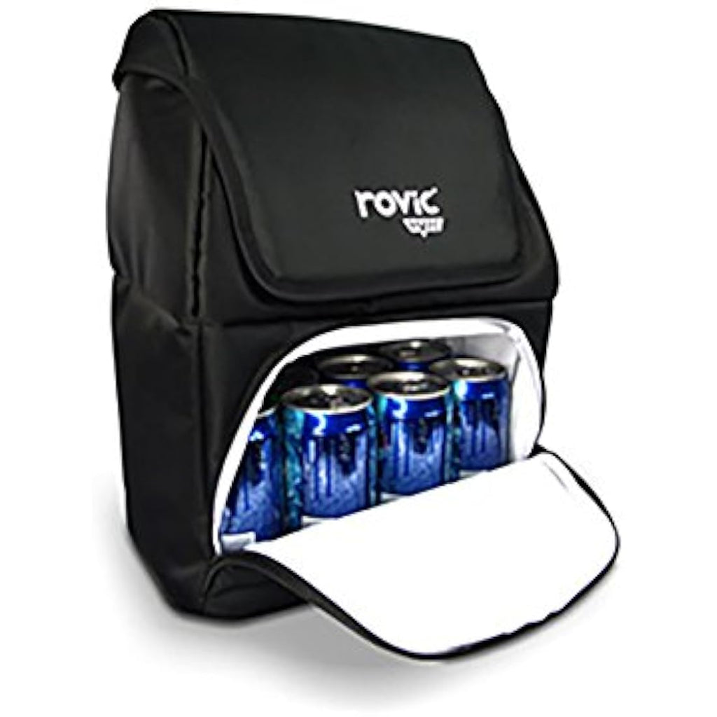 Rovic RV1C Golf Trolley Cooler Bag – Insulated Drink Storage, Black