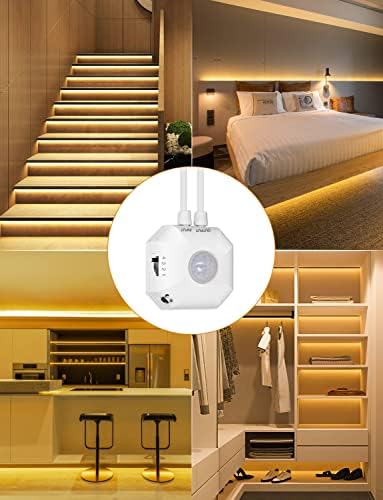 Motion Sensor LED Strip Lights – 3M Warm White Night Light