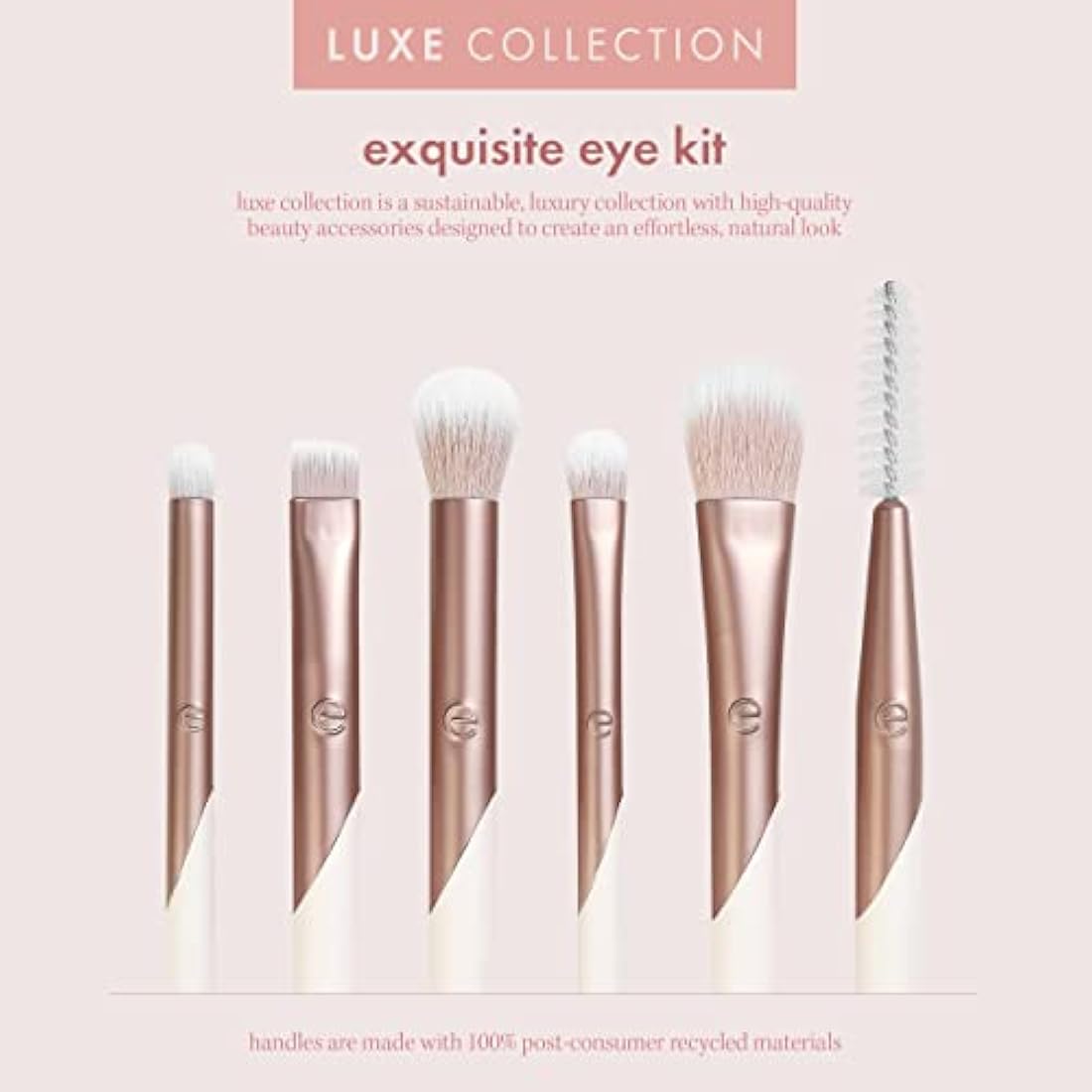 EcoTools Luxe Exquisite Eye Makeup Brush Kit | 6-Piece Precision Set