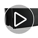 Brabantia 10L Built-in Cupboard Bin | Black Under-Sink Waste Bin