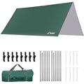 WADEO 3x3m Camping Tent Tarp | Waterproof UV Sunshade Hammock Rain Fly
