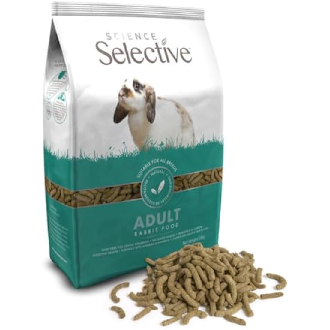 Science Selective Adult Rabbit Food – High Fibre & Digestive Health 1.5kg