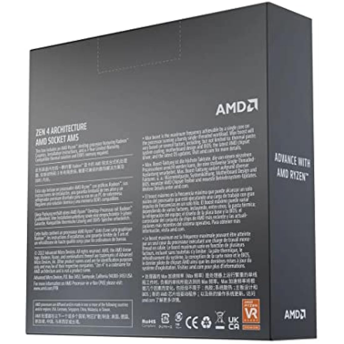 AMD Ryzen 5 7600X Processor – 6-Core 5.3GHz AM5 Desktop CPU