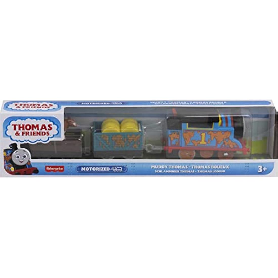 Thomas & Friends Muddy Farm Thomas Motorized Toy Train Engine - HDY73