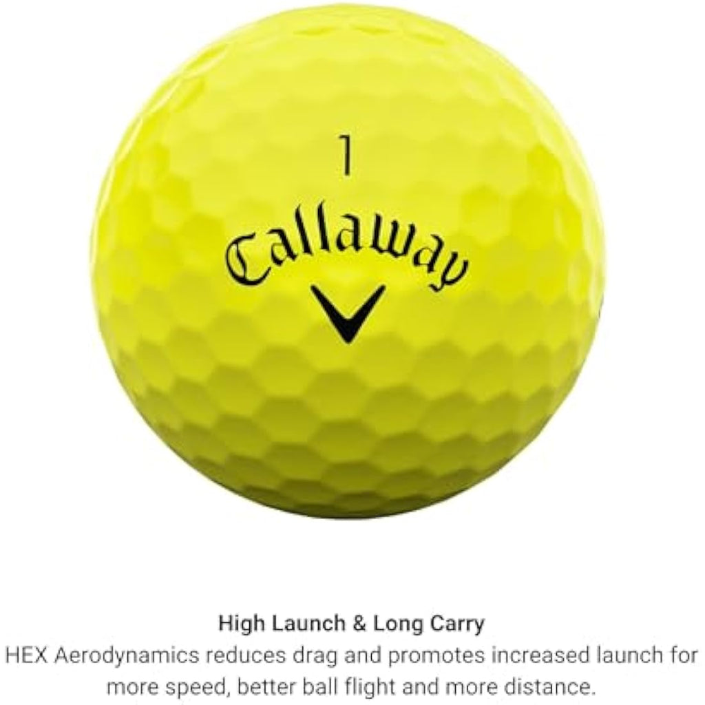 Callaway ERC Soft Golf Balls 2023 – Triple Track Dagger Alignment