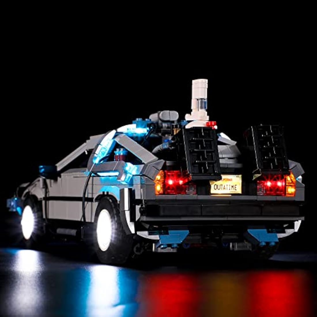 BRIKSMAX LED Lighting Kit for LEGO Back to the Future Time Machine 10300