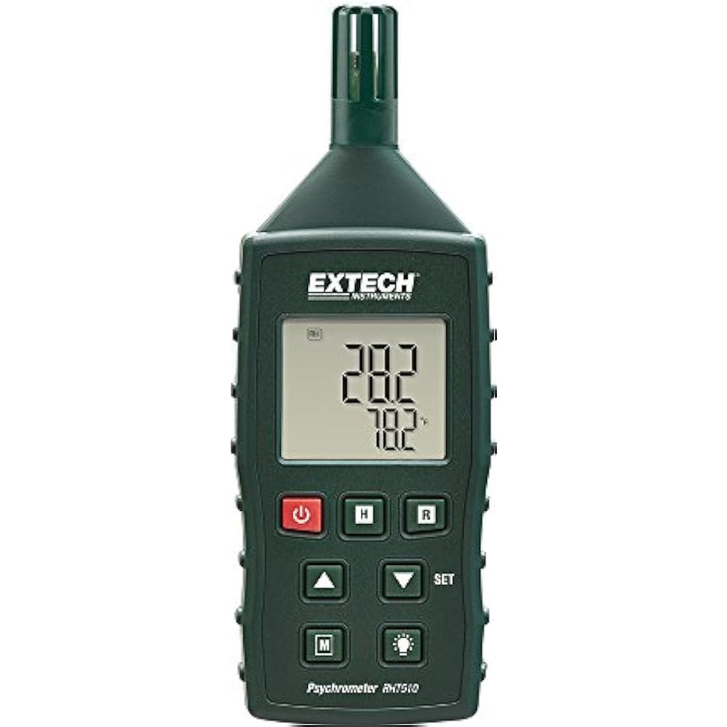 Extech RHT510 Hygro-Thermometer Psychrometer | Humidity & Dew Point Meter