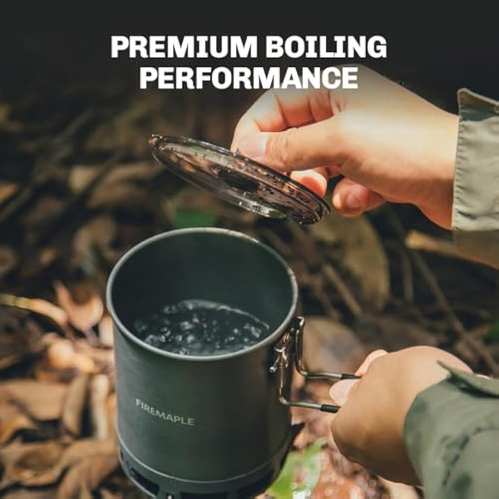 Fire-Maple Petrel Ultralight Camping Cooking Set | 0.6L Pot & Stove Kit