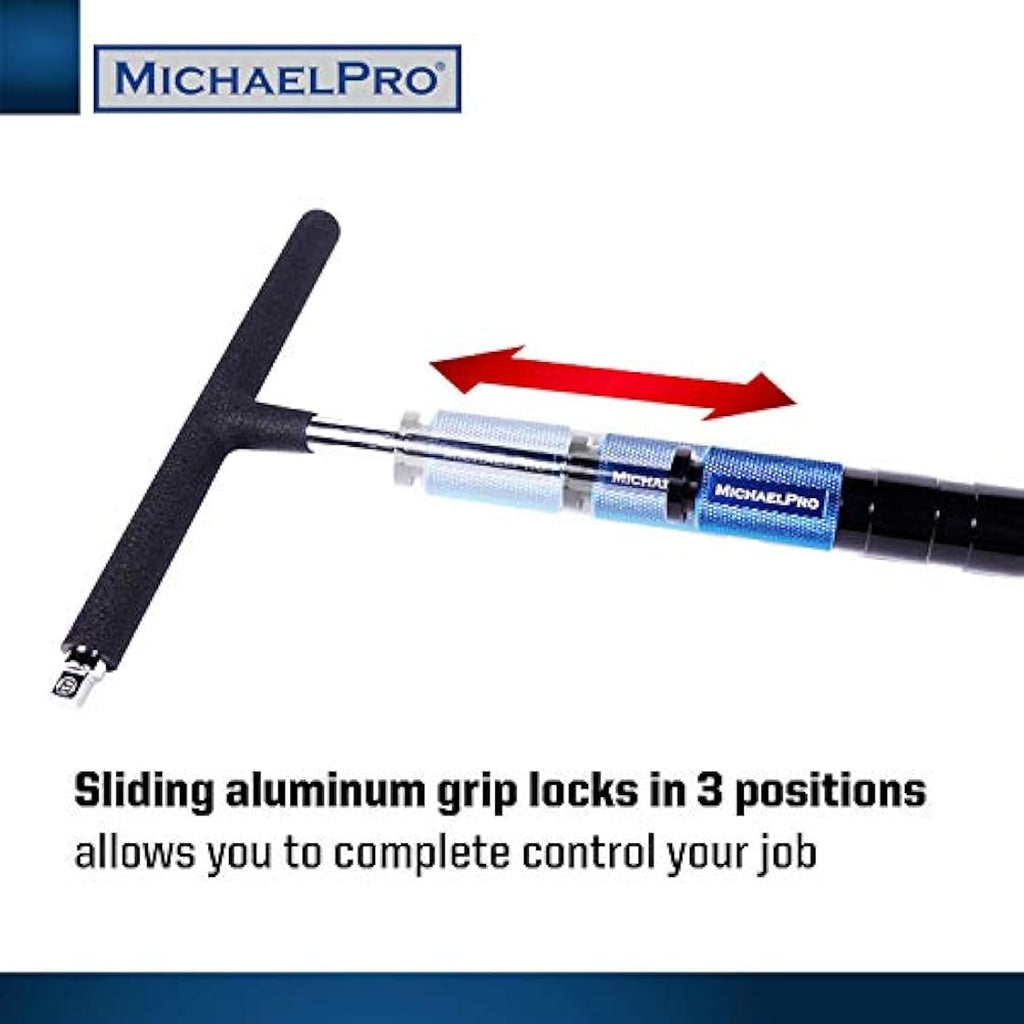 MichaelPro T-Handle Wrench Set | 1/4" & 3/8" Drive 2-Way Adjustable Spanner