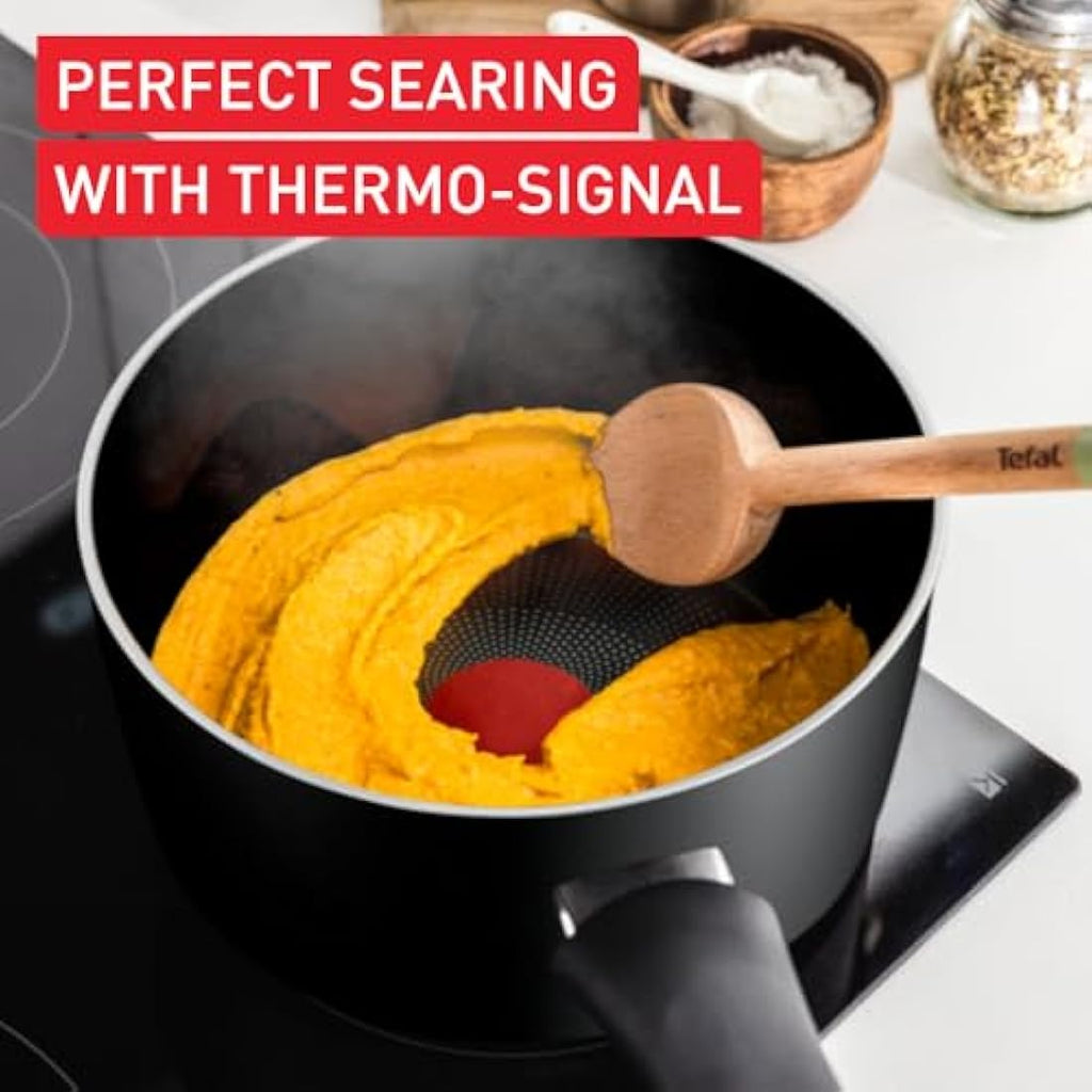 Tefal Titanium Essential 5-Piece Non-Stick Cookware Set | Metal Safe
