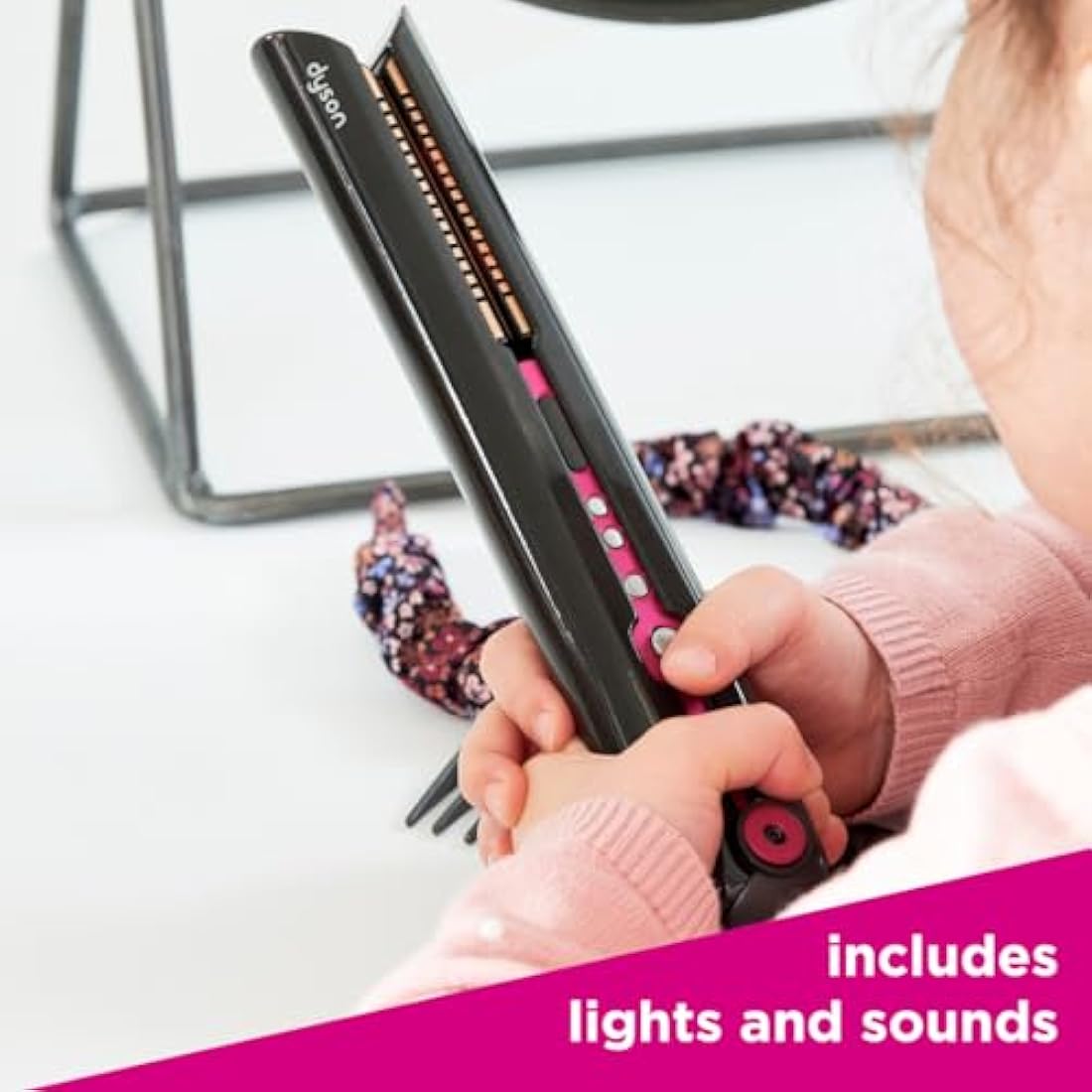 Casdon Dyson Deluxe Styling Set – Toy Hairdryer and Straightener