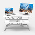 ERGOMAKER Standing Desk Converter – 32 Inch Height Adjustable Riser
