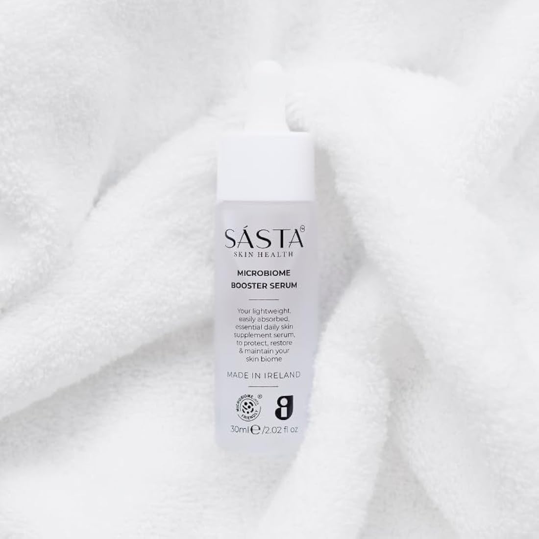 Sásta Microbiome Booster Serum – Prebiotic & Postbiotic Face Serum 30ml