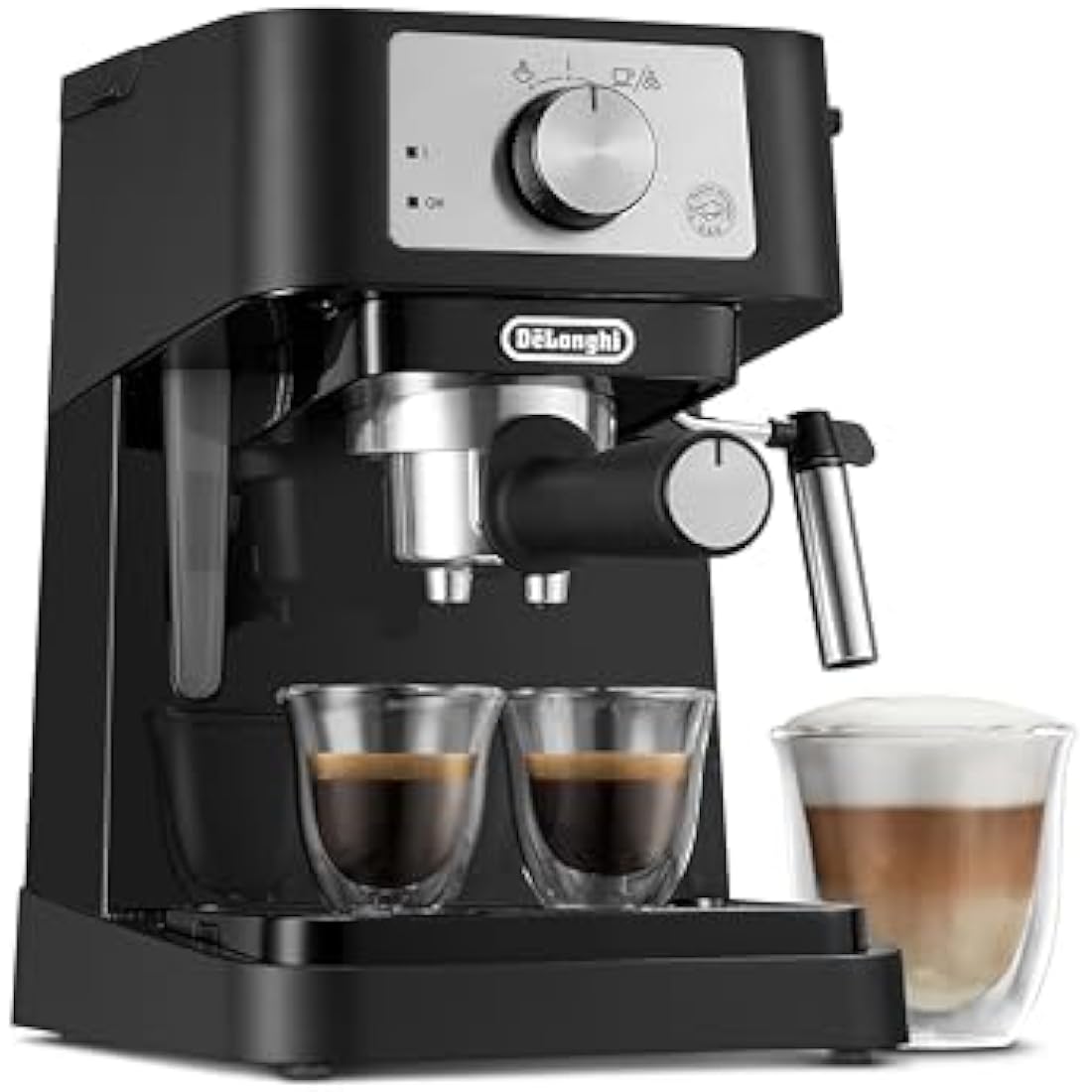 De'Longhi Stilosa EC260.BK Espresso Machine | 15-Bar Pump & Steam Arm