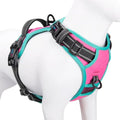 PHOEPET No Pull Dog Harness | Reflective Adjustable Training Vest - Pink
