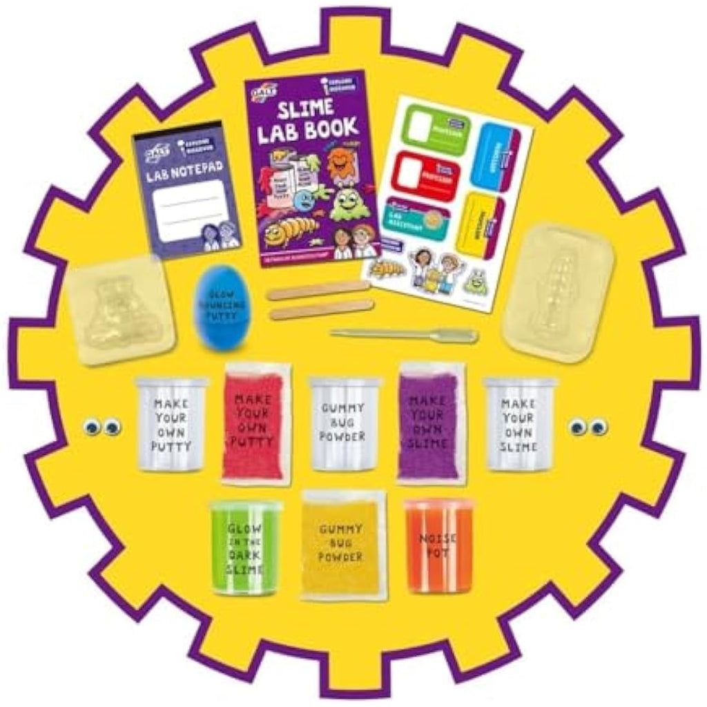 Galt Slime Lab – STEM Science Kit with 7 Experiments for Kids Ages 5+
