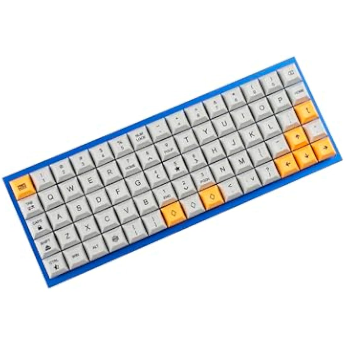 YMDK DSA Dye Sub PBT Keycaps for Ortholinear MX Keyboards | 107 Keys