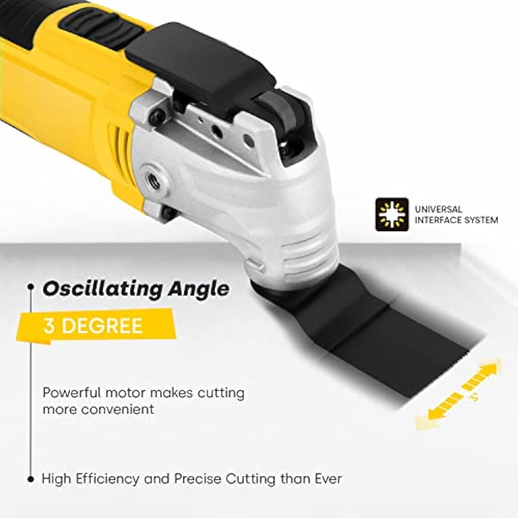 Enventor 300W Oscillating Multi Tool | 6 Variable Speeds with 28 Accessories