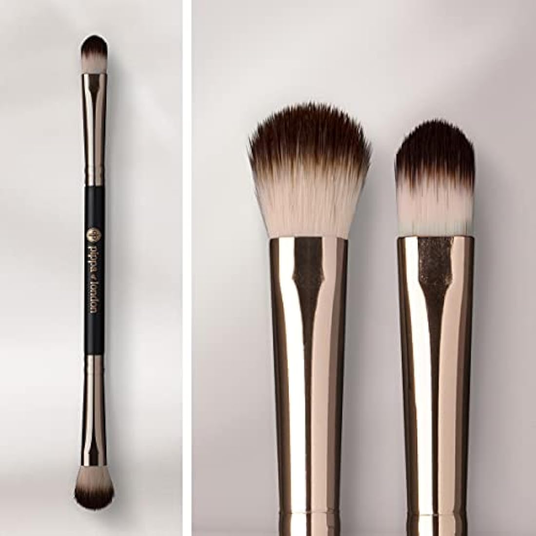 Pippa of London Studio FX Duet Blending & Concealer Brush 787 | Vegan