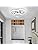 EIDISUNY Modern 3-Circle LED Ceiling Light – 36W Cool White 6000K Silver