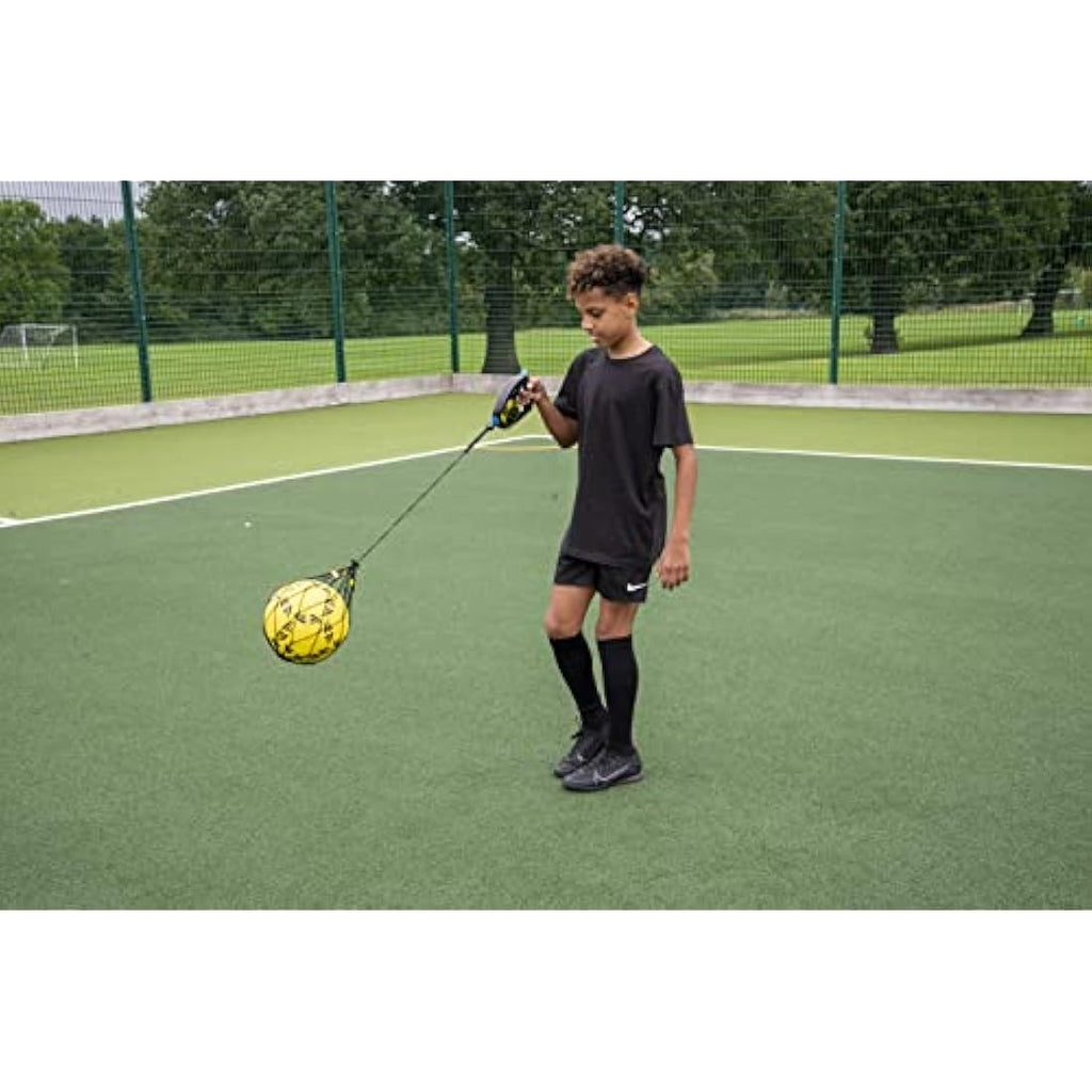 Kickmaster Close Control Football Trainer by M.V. Sports – Black