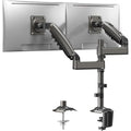 HUANUO Dual Monitor Stand – Gas Spring Height Adjustable Arm for 13-32"