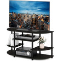 Furinno JAYA Corner TV Stand – Modern Media Console for 46 Inch TV