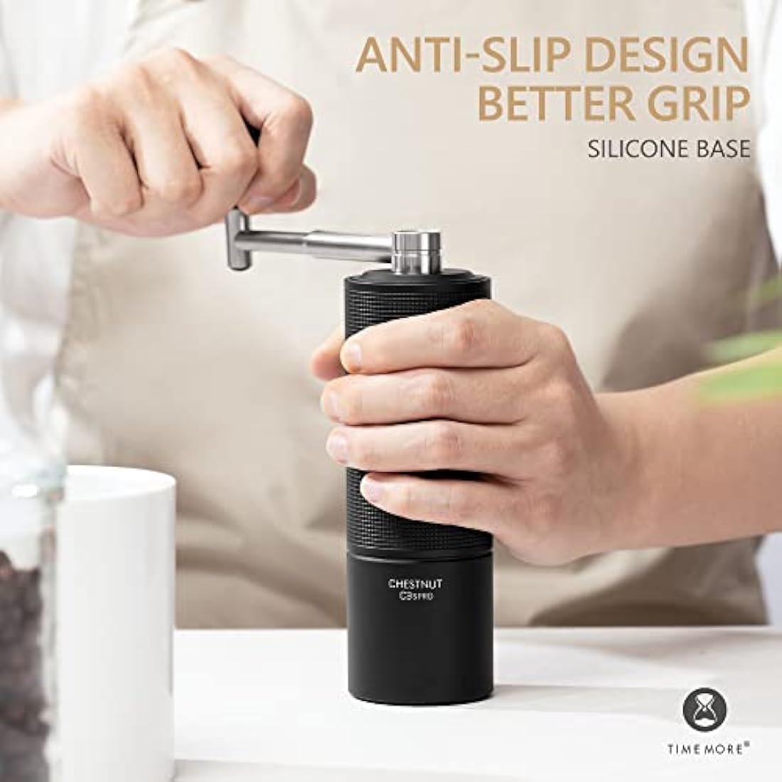 TIMEMORE Chestnut C3S PRO Manual Coffee Grinder | All-Metal Burr Grinder