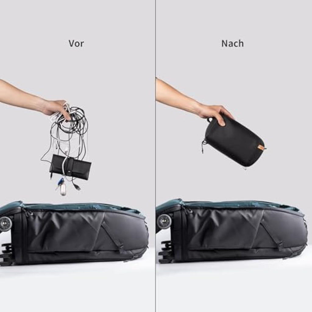 PGYTECH Tech Organizer Pouch | Waterproof Electronics Travel Bag, Green