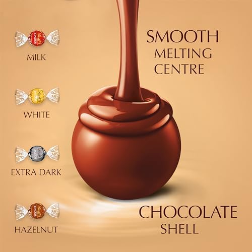 Lindt Lindor Assorted Chocolate Truffles – Bulk 1kg Bag (Approx. 80 Balls)
