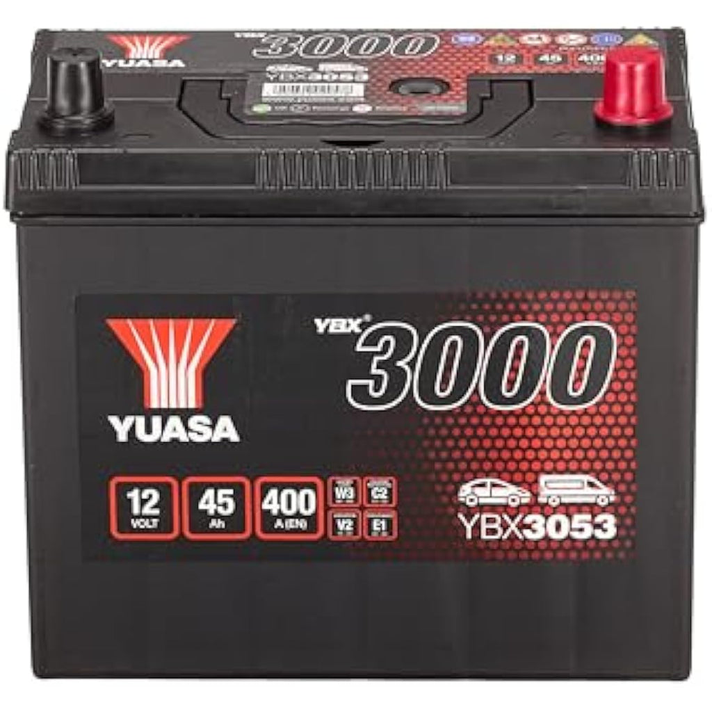 Yuasa YBX3053 12V 45Ah 400CCA Maintenance Free Car Battery