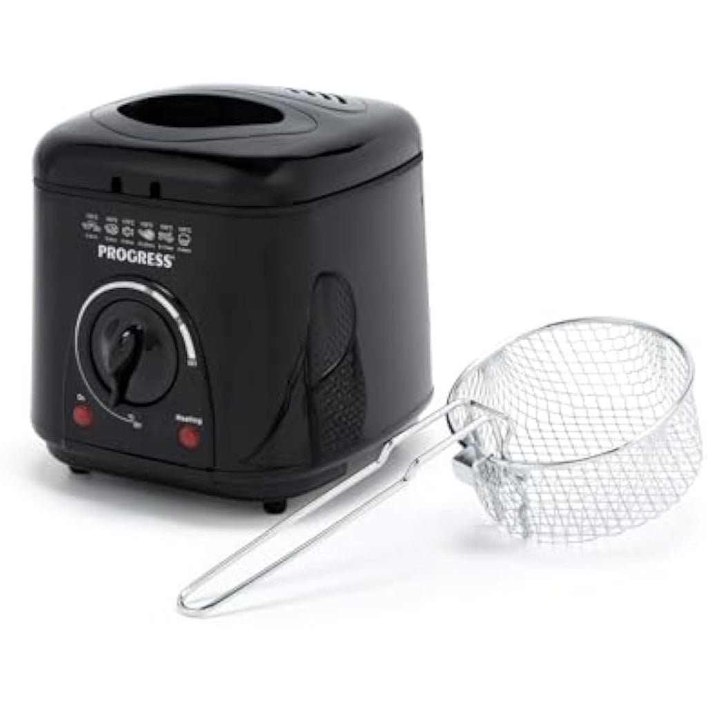 Progress 1L Compact Deep Fat Fryer – 950W Non-Stick Electric Fryer