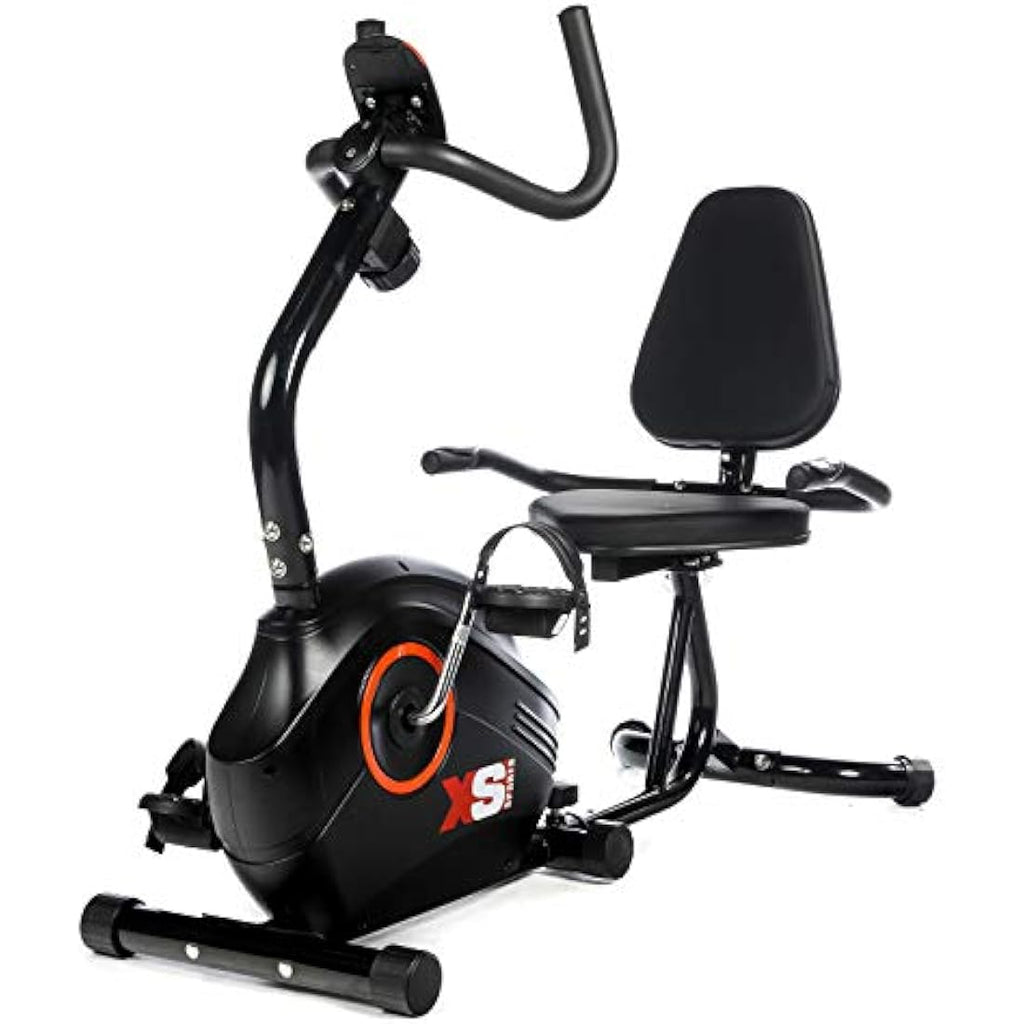 XS Sports B400R Recumbent Exercise Bike - 8 Level Magnetic Resistance