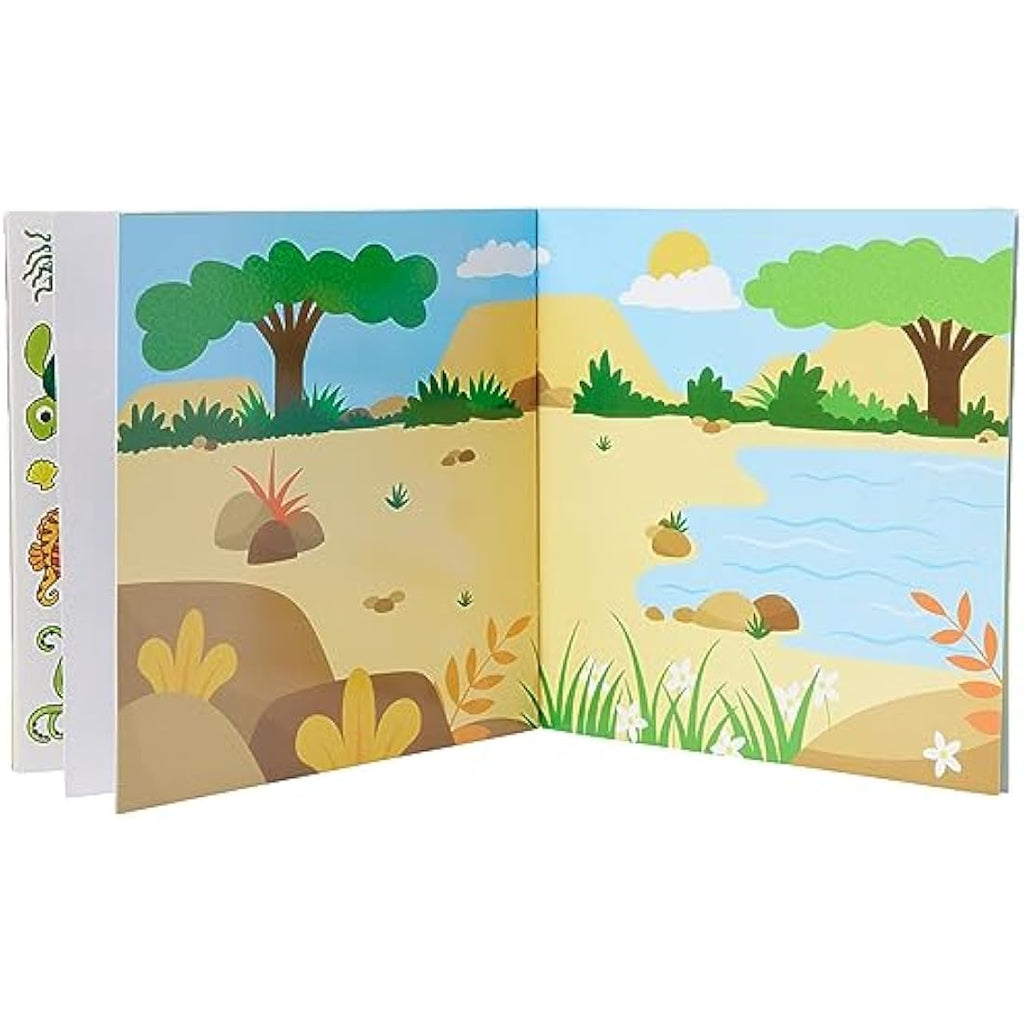 Galt Toys Reusable Sticker Book - Animals Activity for Ages 3 Plus
