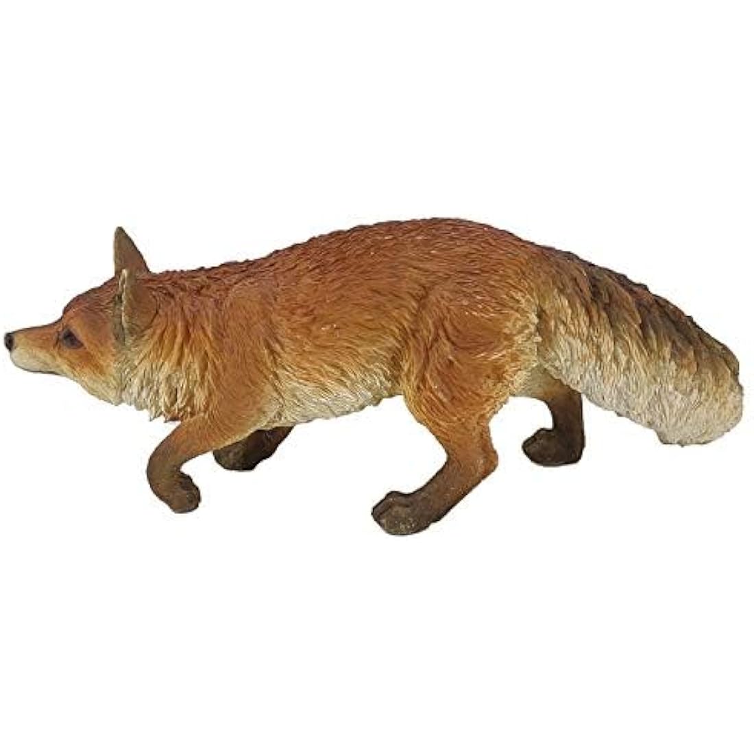 G&H Decor Realistic Sitting Fox Statue – Weatherproof Resin Garden Ornament