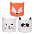 ACOHSY Animal Cotton Rope Storage Basket – 30cm Collapsible Toy Bin