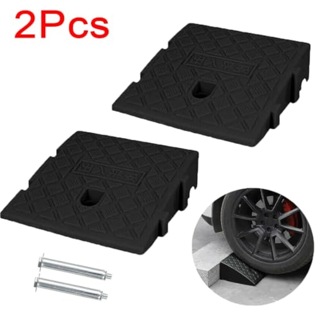 Jolof Store Kerb Ramps – 2 Pack Portable Mobility Threshold Ramps