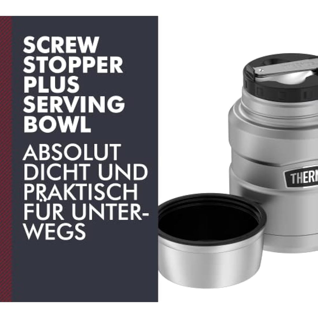 Thermos Stainless King Food Jar 0.47L | Insulated Steel with Spoon